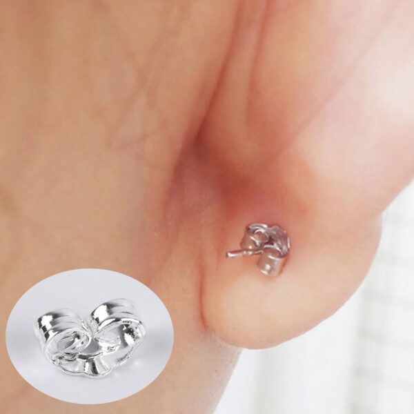 Silver Earring Backs